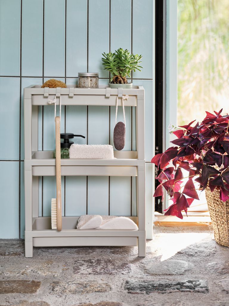 Kệ đa năng | KAREBY | nhựa PP | be | R40xS18xC56cm