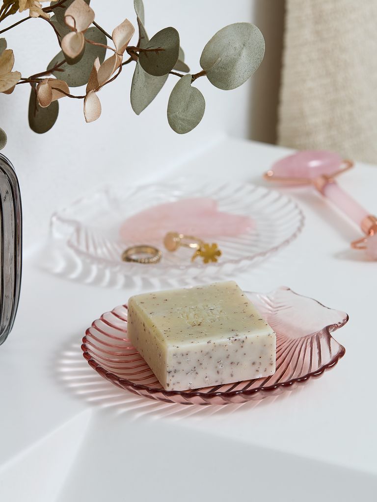 Khay trang sức | SKULTORP | thủy tinh | nhiều màu | R14xD14xC1.5cm