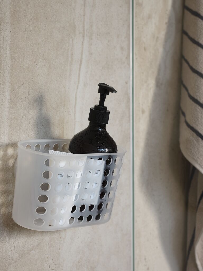 Giỏ phòng tắm | STOCKA | nhựa PP | trắng | R10xD19xC12cm
