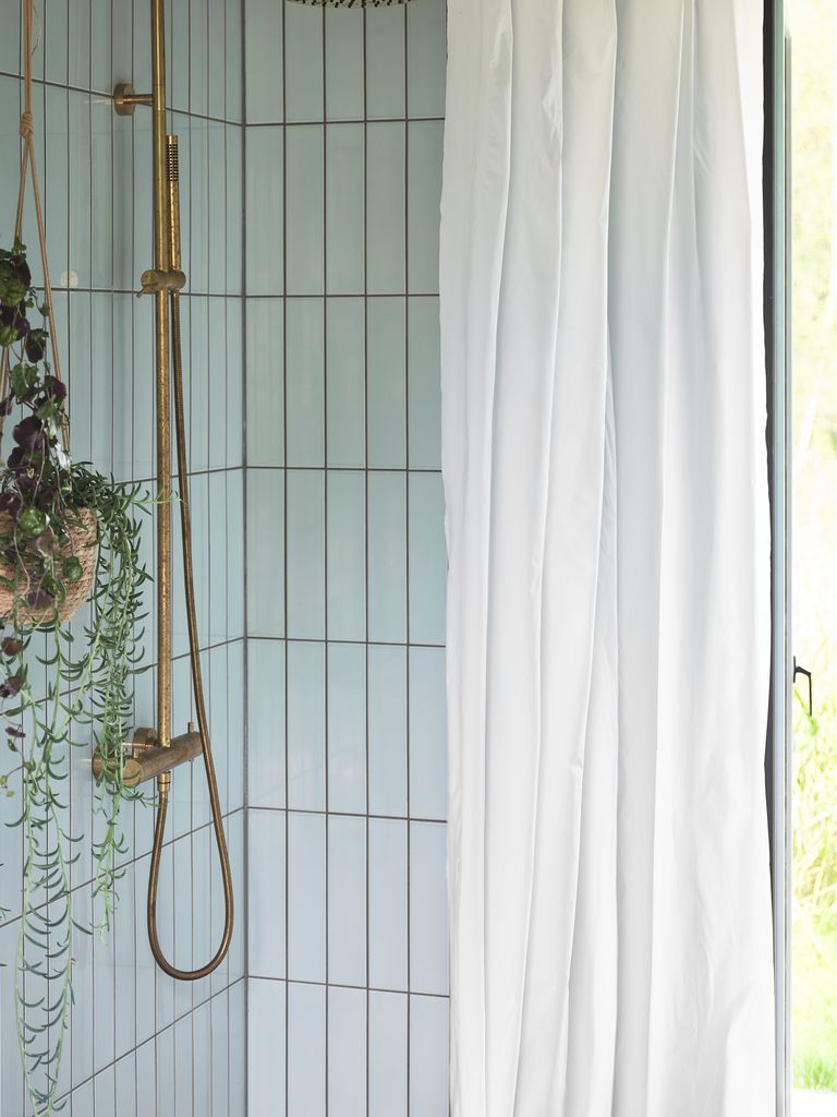 Rèm phòng tắm | BLIKSTORP | nhựa PP | trắng | R150xD200cm