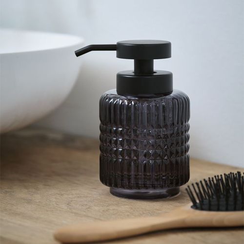 Bình xịt xà phòng | ROTEBERG | thủy tinh/nhựa ABS | xám đậm | Ø8xC14cm