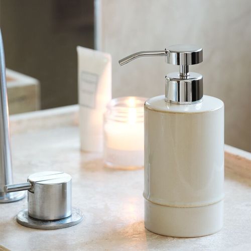 Bình xịt xà phòng | SMEDBY | gốm/nhựa ABS | xám nhạt | Ø7xC16cm