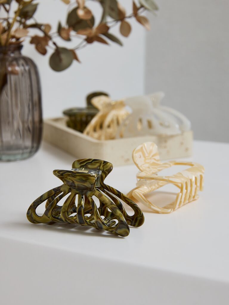 Kẹp tóc | FURUBY | cellulose | nhiều màu | R3/4xD8/5xC4/5cm | bộ 2 chiếc