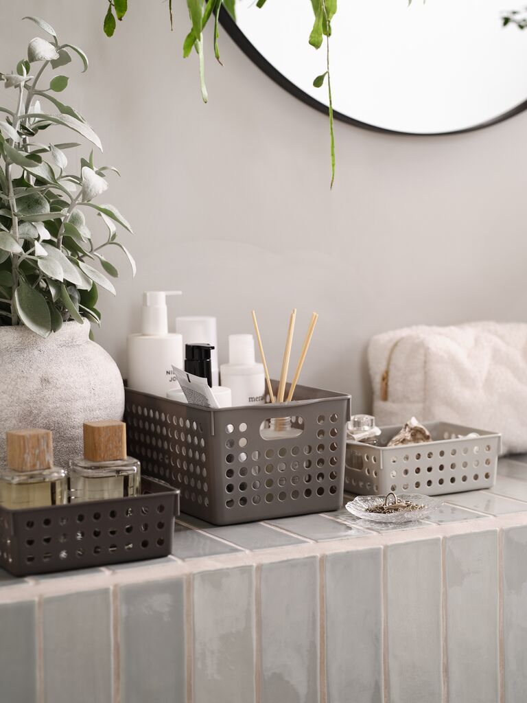 Giỏ đa năng | JONSTORP | nhựa PP | nhiều m&agrave;u | R12/15xD17/29xC6/12cm