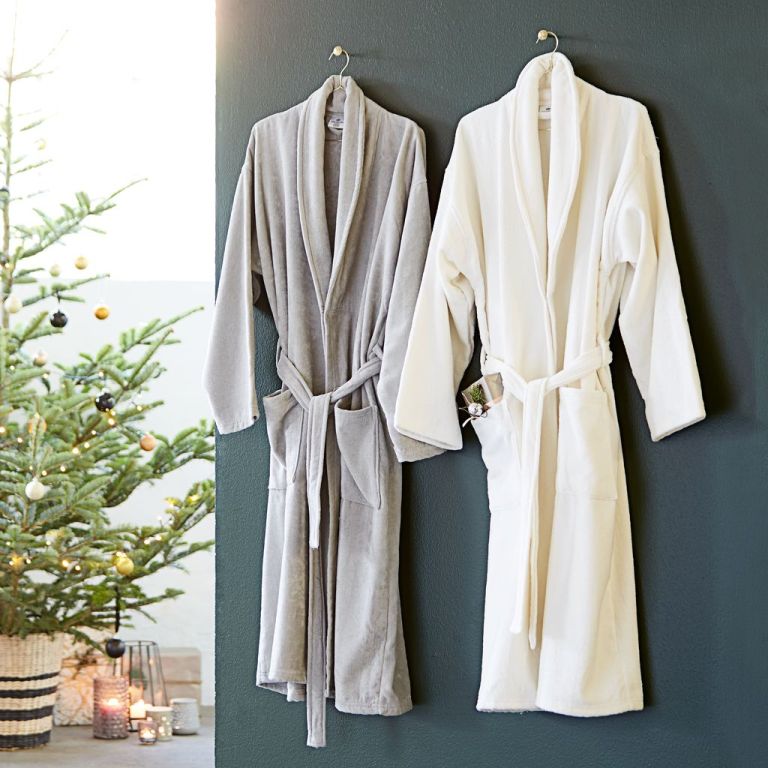 Áo choàng tắm | TIBRO | cotton | màu tự nhiên | S/M