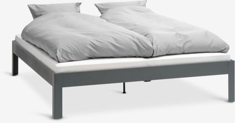Giường Kilden Thép Xám Đậm 180x200cm
