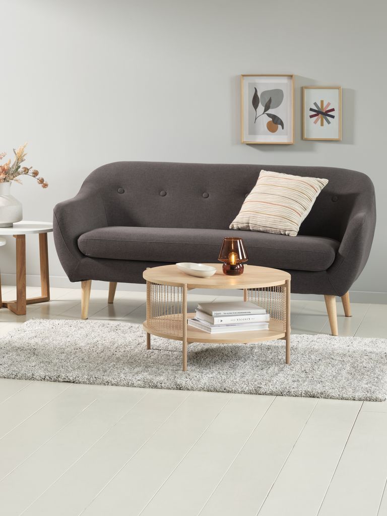 Sofa 2.5 chỗ | EGEDAL | vải polyester | xám | R170xS81xC78cm