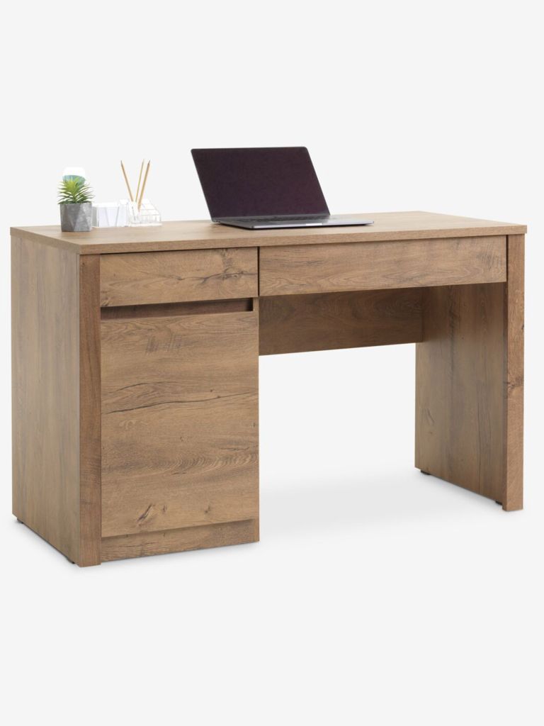 Bàn làm việc | VEDDE | gỗ công nghiệp | màu sồi đậm | R53xD121xC76cm