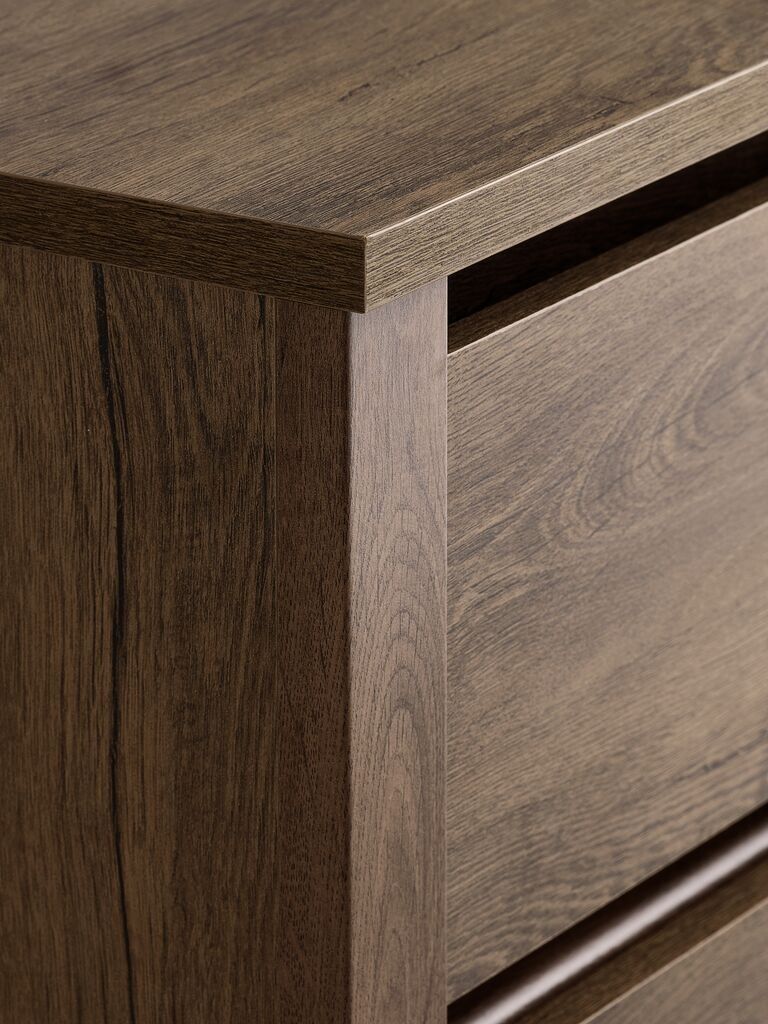 Tủ phòng ăn | VEDDE | gỗ công nghiệp | màu sồi đậm | R130xS43xC79cm