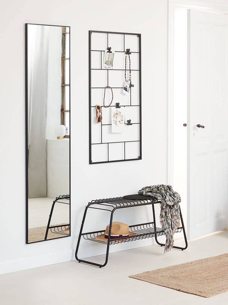 Gương | ILBJERG | khung kim loại | đen | R40xC160xS3cm