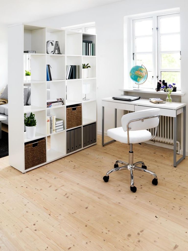 Kệ sách 20 ngăn | SANDAGER | gỗ công nghiệp | trắng | R151xS34xC187cm