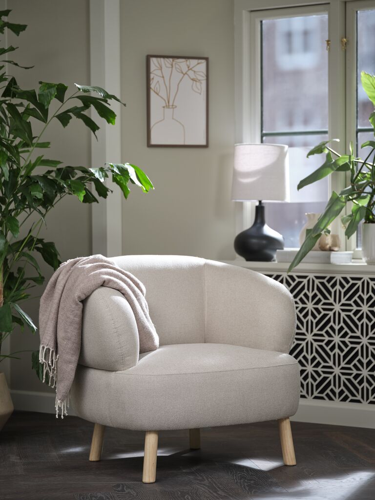 Ghế bành | STADIL | vải polyester | be | R86xS77xC78cm