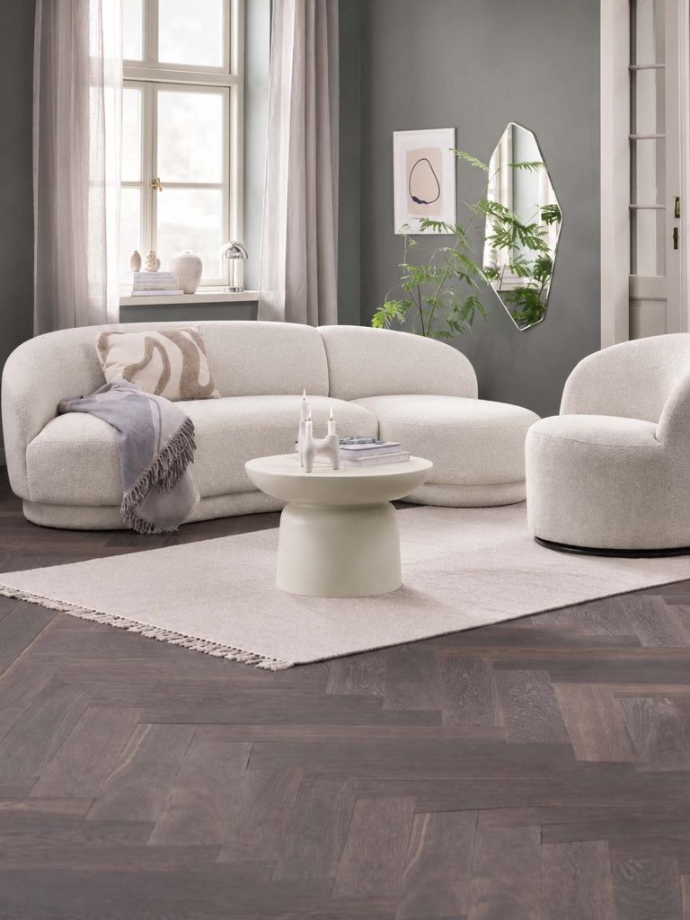 Sofa g&oacute;c phải | ANDRUP | vải polyester | be | R221xS87/152xC76cm