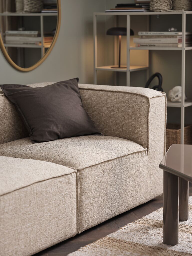 Module góc | SKIBBY | vải polyester | vàng cát | R93xS93xC69cm
