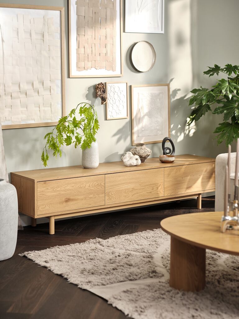 Kệ TV | ALSTED | gỗ công nghiệp | màu sồi | R180xS40xC43cm