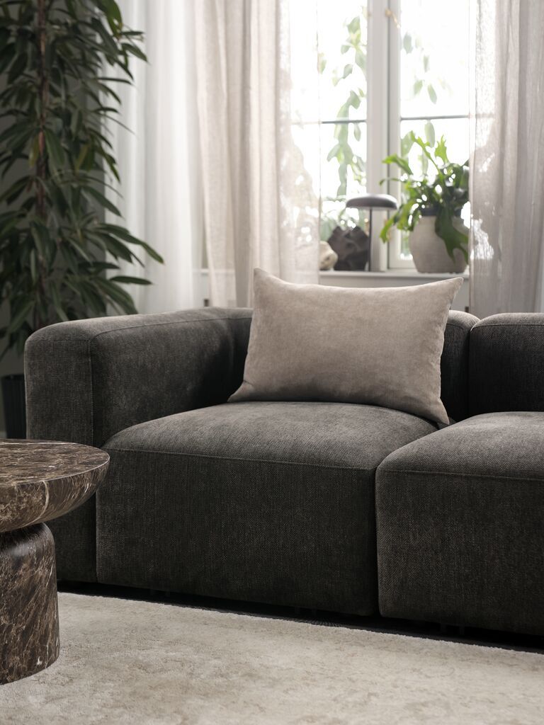 Module g&oacute;c | SKEJBY | vải polyester | n&acirc;u | R92xS92xC64cm
