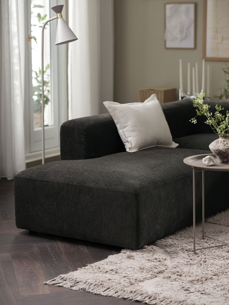 Module g&oacute;c tr&aacute;i | SKEJBY | vải polyester | n&acirc;u | R122xS92xC64cm