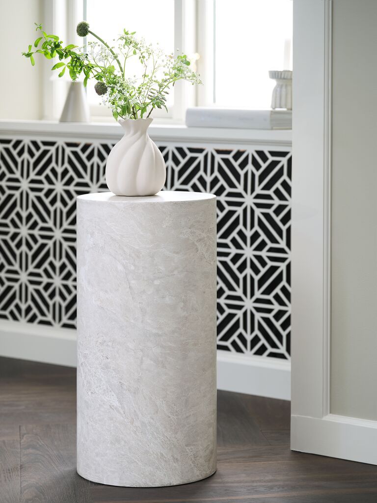 Kệ đa năng | LUMBY | xi măng | vân đá cẩm thạch | Ø30xC59cm