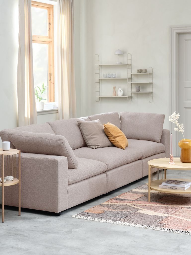 Module giữa | LYBY | vải polyester | vàng cát | R98xS98xC81cm