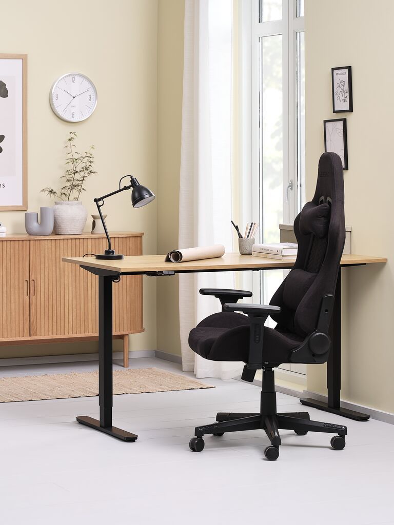 Ghế gaming | NIBE | da PU | đen/đỏ | R70xS70xC126/136cm