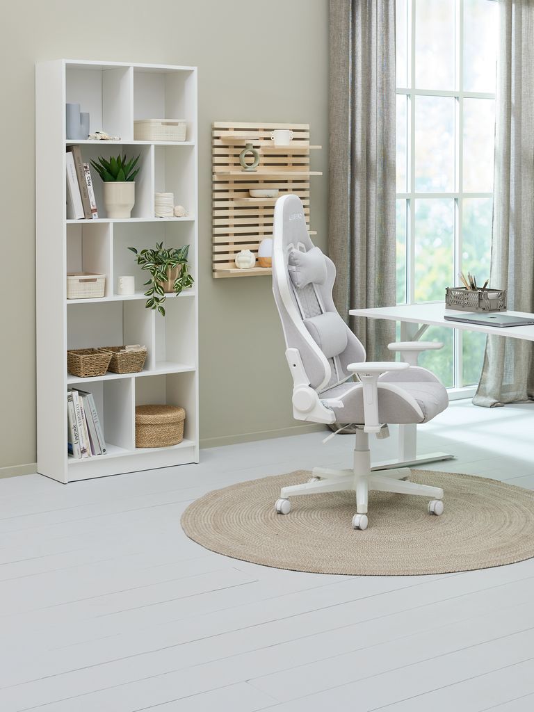 Kệ sách 5 tầng | MOSBJERG | gỗ công nghiệp | trắng | R70xS29xC190cm