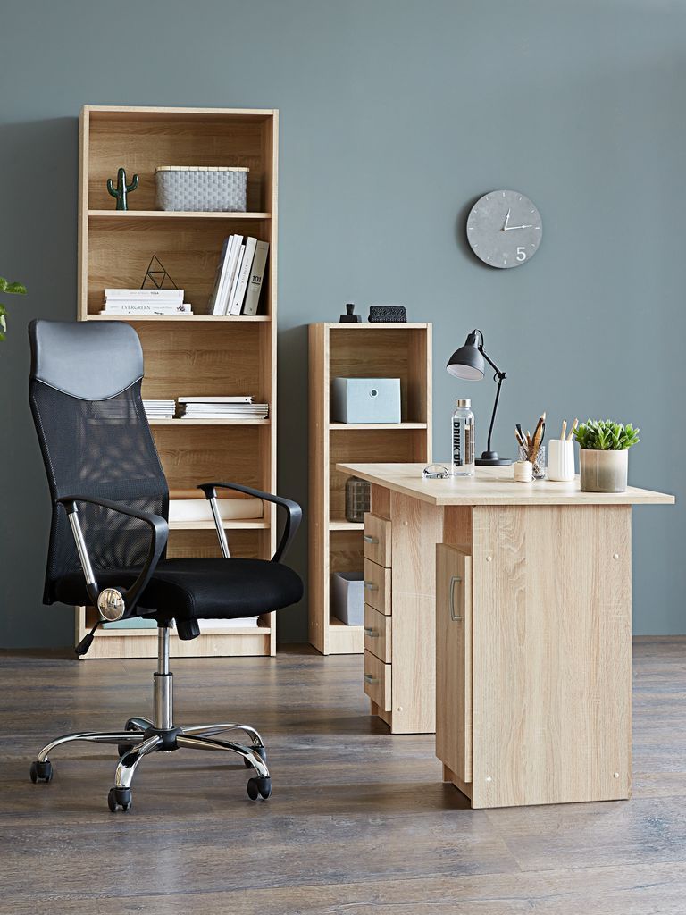 Kệ sách 5 tầng | HORSENS | gỗ công nghiệp | màu sồi | R70xS29xC197cm