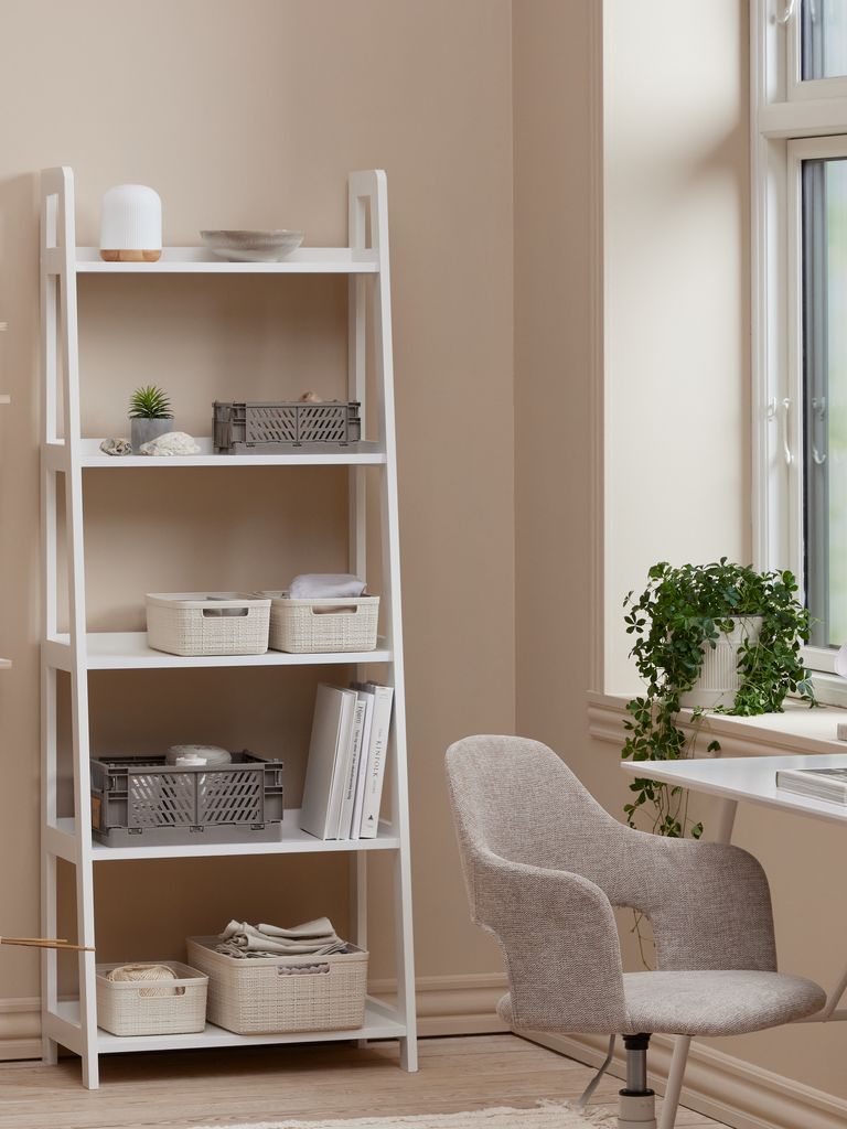 Kệ sách 5 tầng | HERNING | gỗ công nghiệp | trắng | R64xS36xC170cm