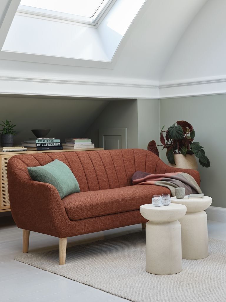 Sofa 2.5 chỗ | EGEDAL | vải polyester | nâu | R170xS81xC78cm