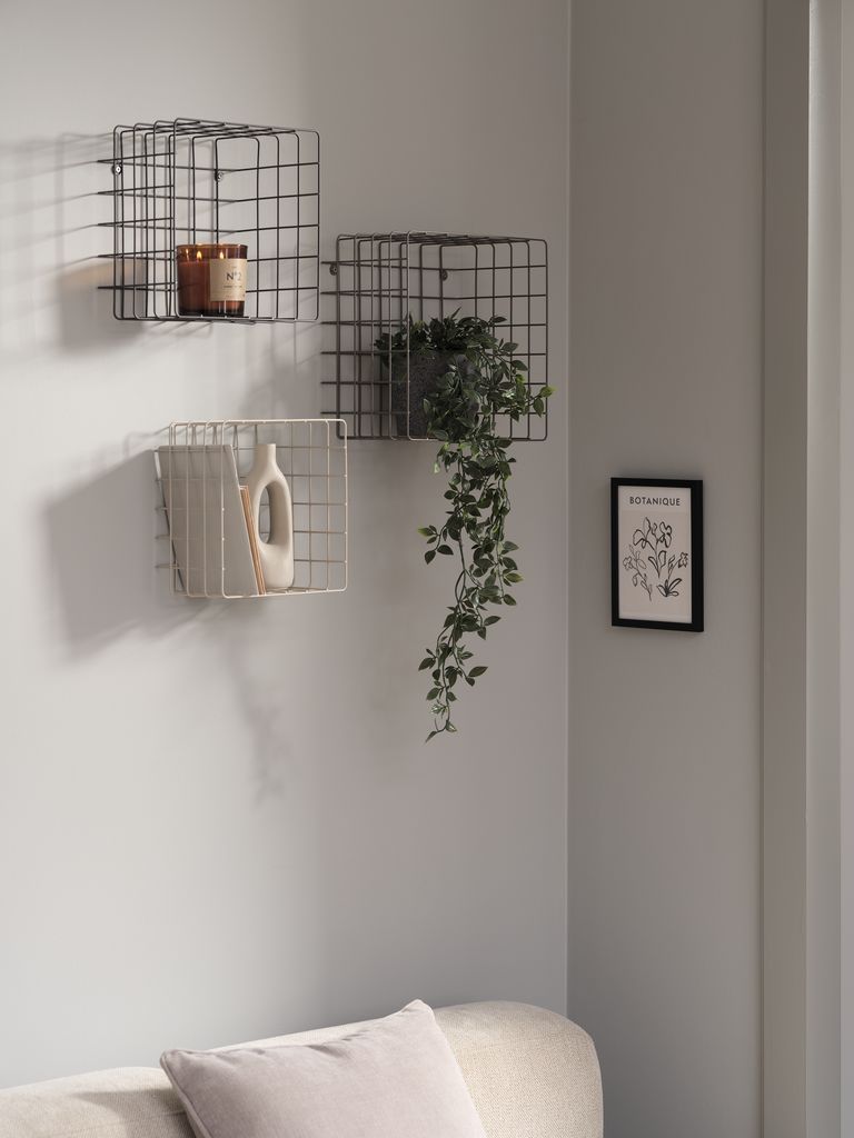 Kệ treo tường bộ 3 chiếc | STENUM | kim loại | nhiều màu