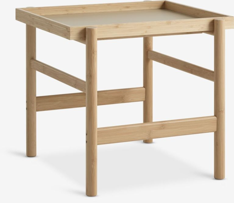 bàn góc Stige gỗ công nghiệp tre JYSK