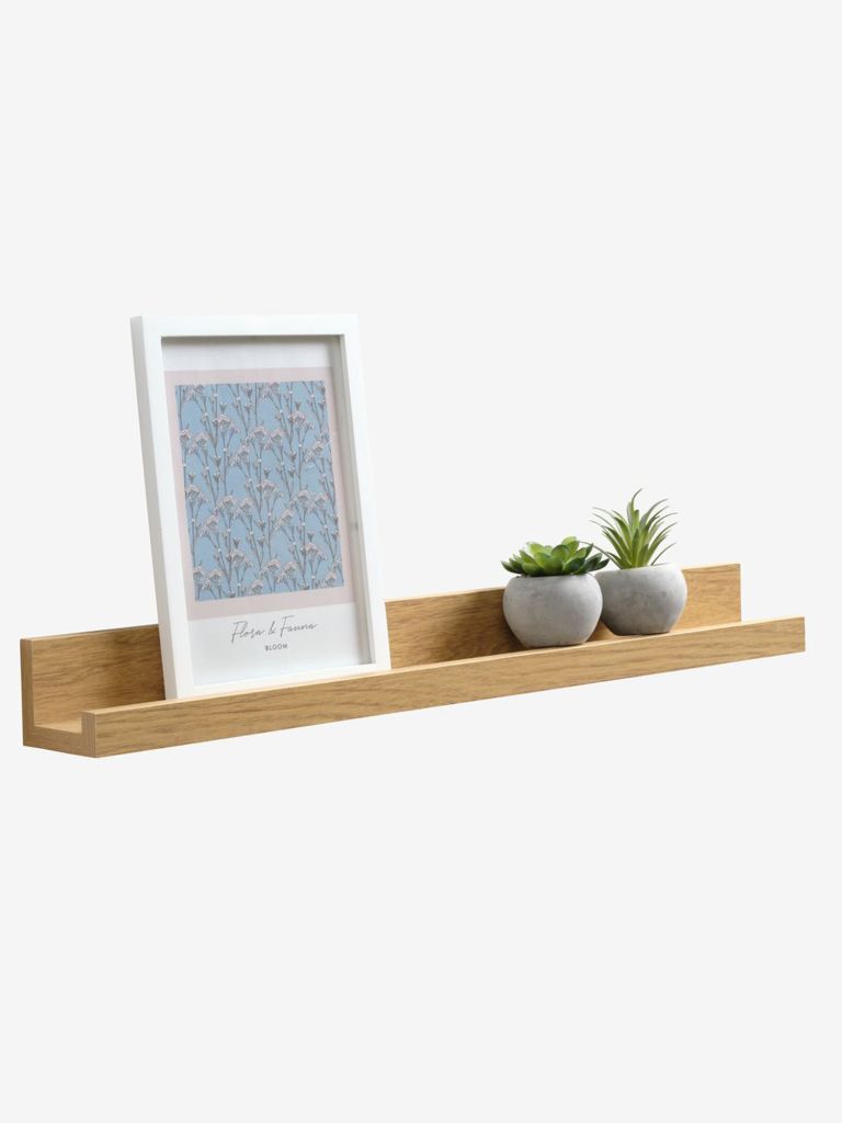 Kệ trưng tranh | AVNEDE | gỗ công nghiệp | màu sồi | R60xS7xC6cm