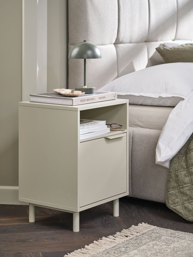 Tủ đầu giường | SKAVE | gỗ công nghiệp | be | R40xS35xC56cm