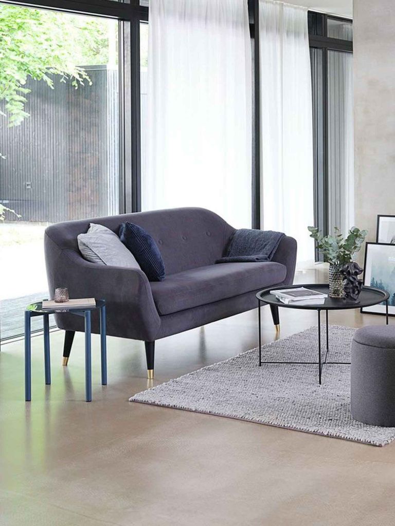 Bàn góc | ULSTEINVIK | kim loại | xanh | Ø46xC45cm