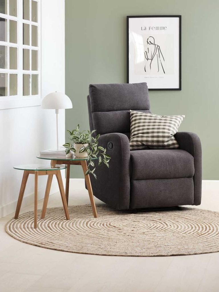 Bộ 2 bàn góc | FALSLED | kính cường lực/gỗ sồi | trong suốt/sồi | Ø50/40xC45/40cm