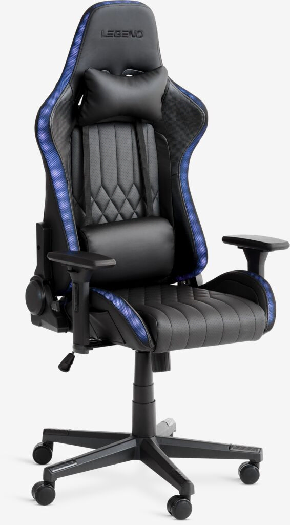 Ghế Gaming Ranum Da PU Đen