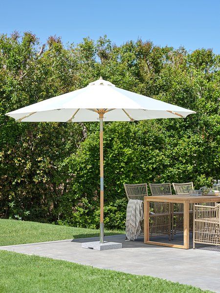 Chân đế dù ngoài trời | HORTEN | thép không gỉ/đá | xám | R43xD43xC7cm