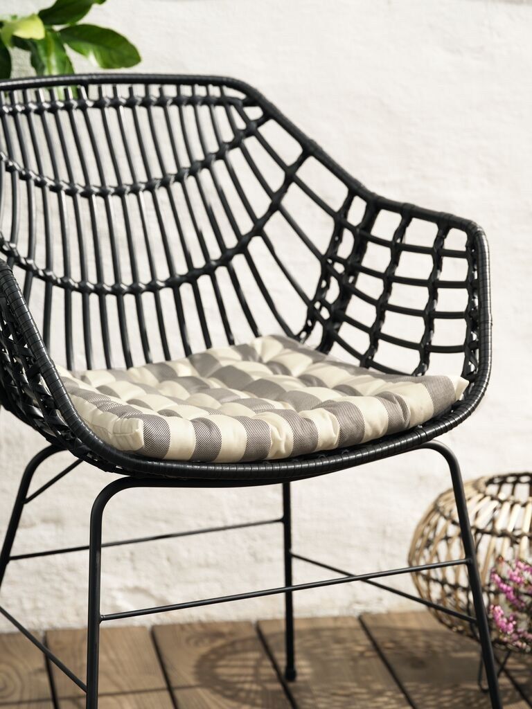 Đệm ghế ngoài trời | BONDEHOLM | polyester/cotton | nhiều màu | R40xD40xC4cm