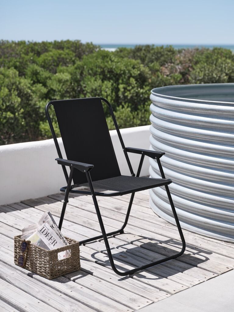 Ghế gấp ngoài trời | VARBERG | thép/vải polyester | nhiều màu | R62xS57xC84cm