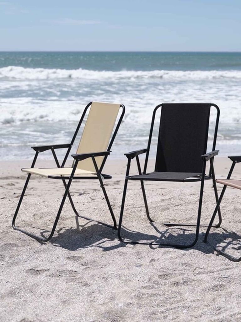 Ghế gấp ngoài trời | VARBERG | thép/vải polyester | nhiều màu | R62xS57xC84cm