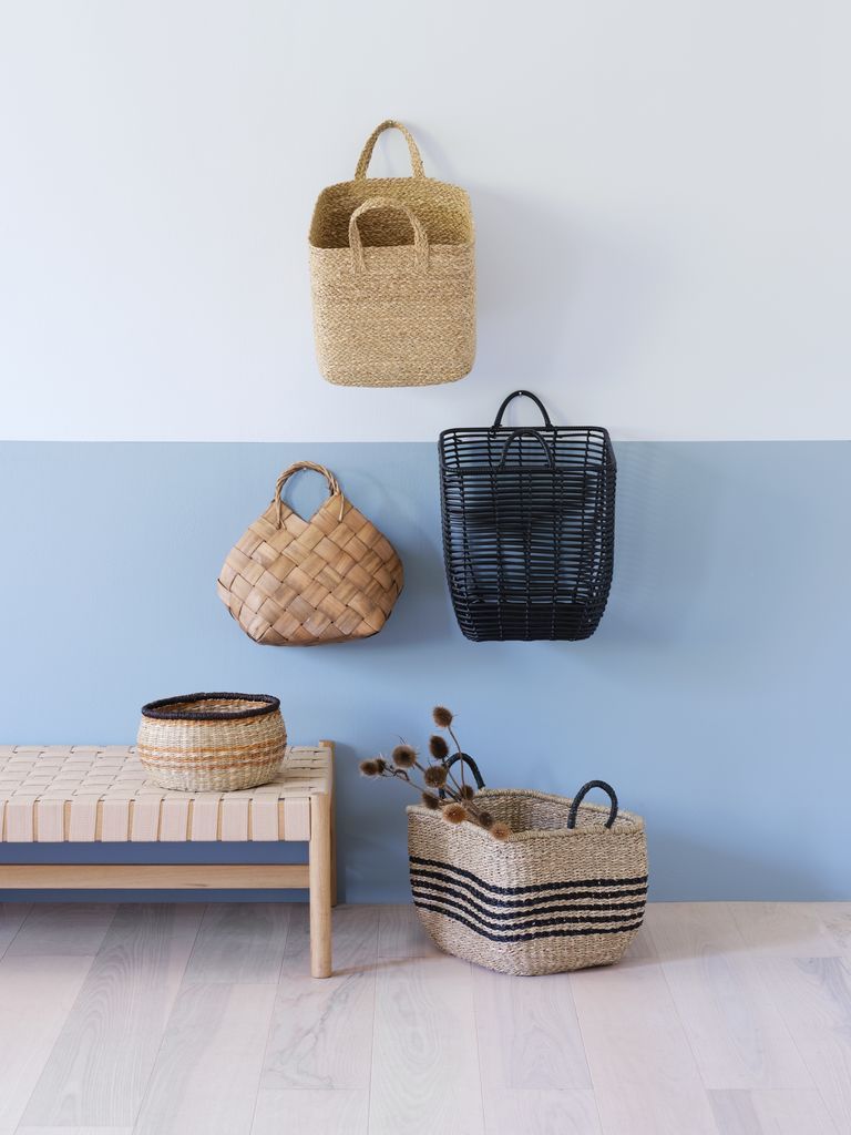 Giỏ đa năng | CHRISTOF | sợi cói | màu tự nhiên | Ø35xC16cm 