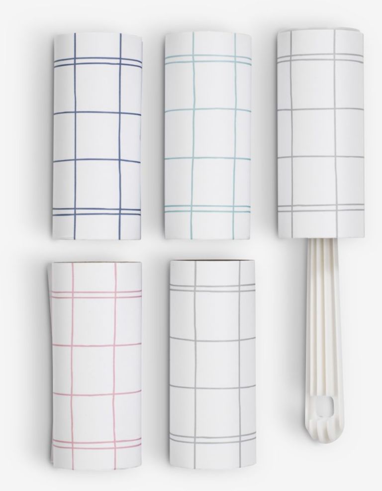 Bộ 5 cuộn lăn dính bụi quần áo | DETLEV | 2.65m/cuộn