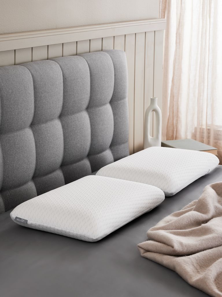 Ruột gối memory foam | WELLPUR VIGLEN | trắng | R40xD60xC11cm