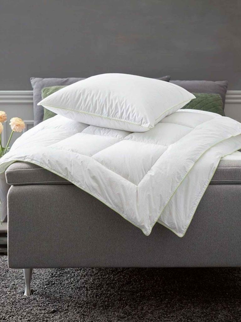 Ruột gối polyester | OKSHORNET | trắng/xám | R50xD70cm | 800gr 