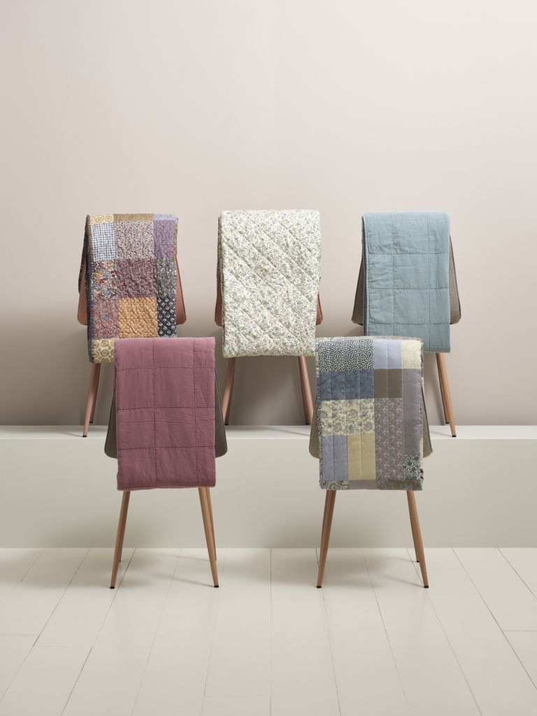 Chăn chần | VALMUE | cotton | xanh | R130xD180cm