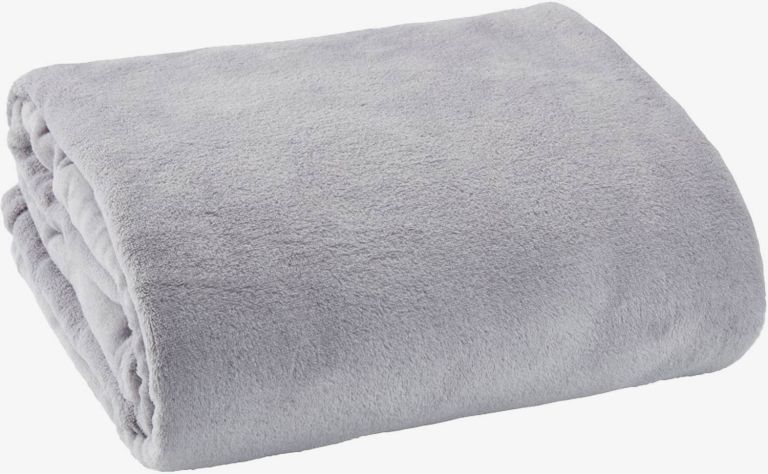 chăn sofa Dragehode polyester xám nhạt JYSK