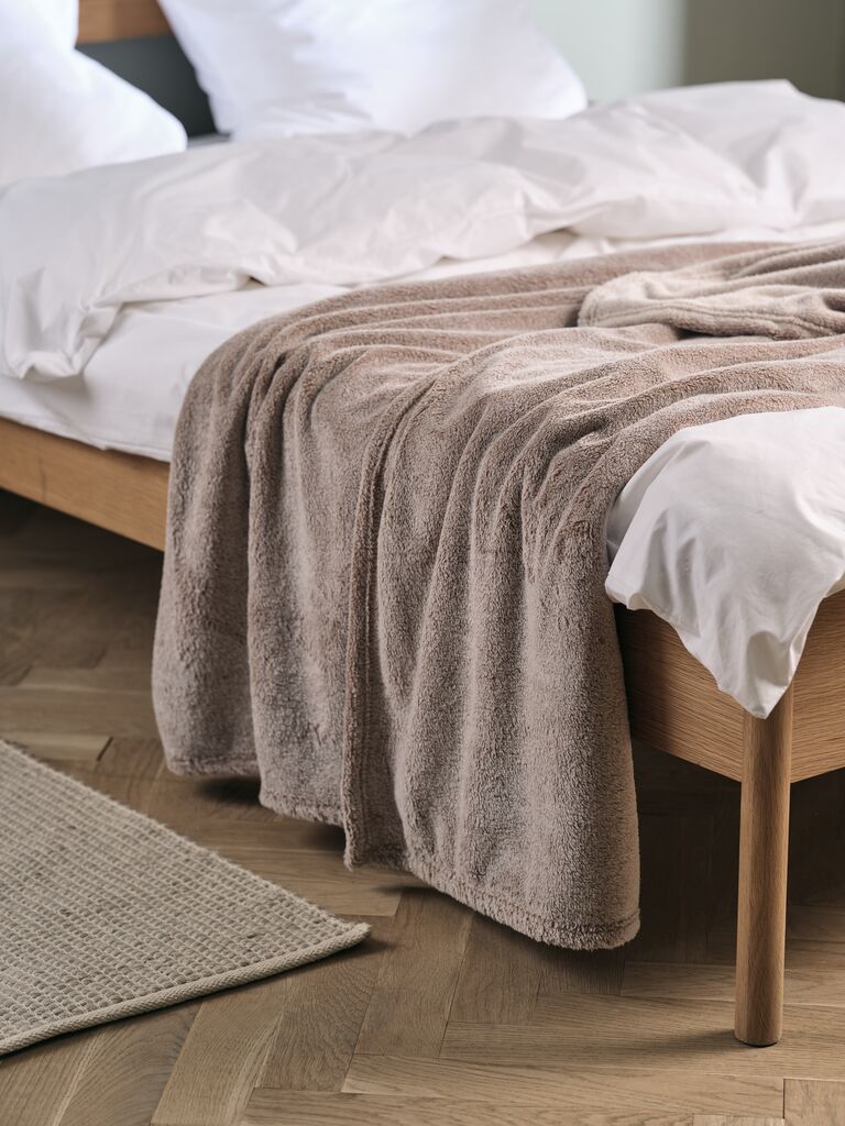 Chăn sofa | KRATTFIOL | polyester | nâu | R200xD220cm