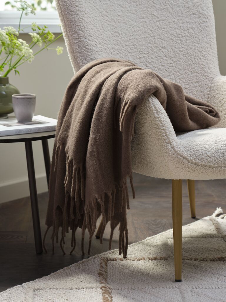 Chăn sofa | TUSENFRYD | polyester | n&acirc;u | R140xD200cm