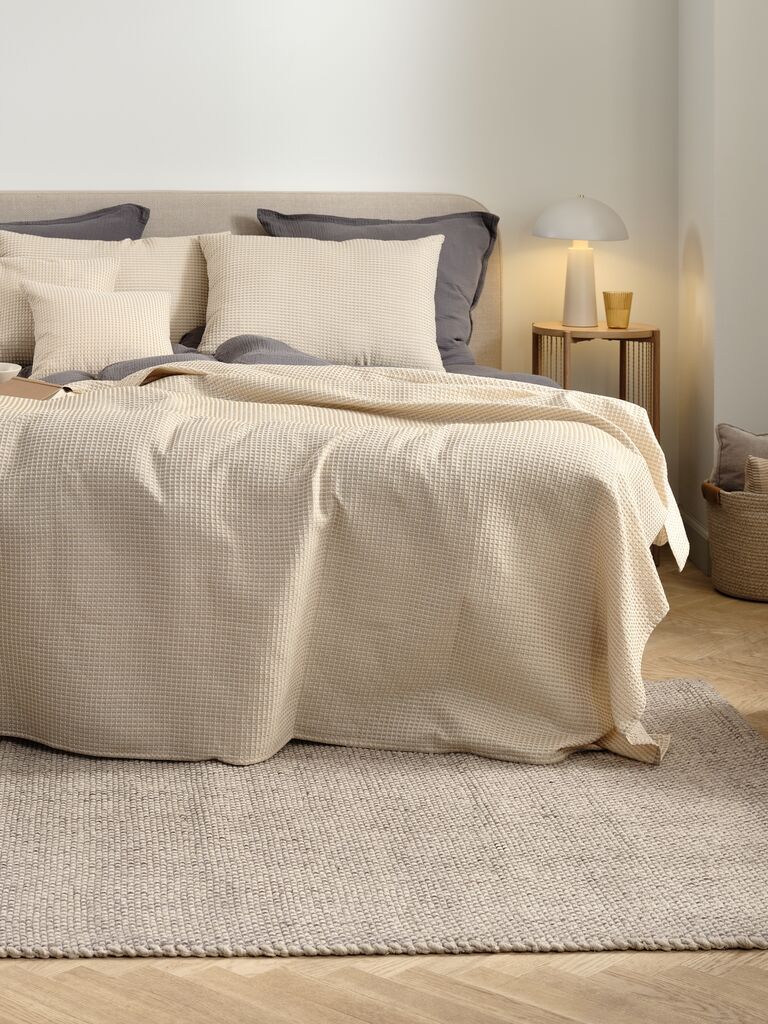 Chăn chần | KORNBLOMST | polyester/cotton | be | R160xD220cm