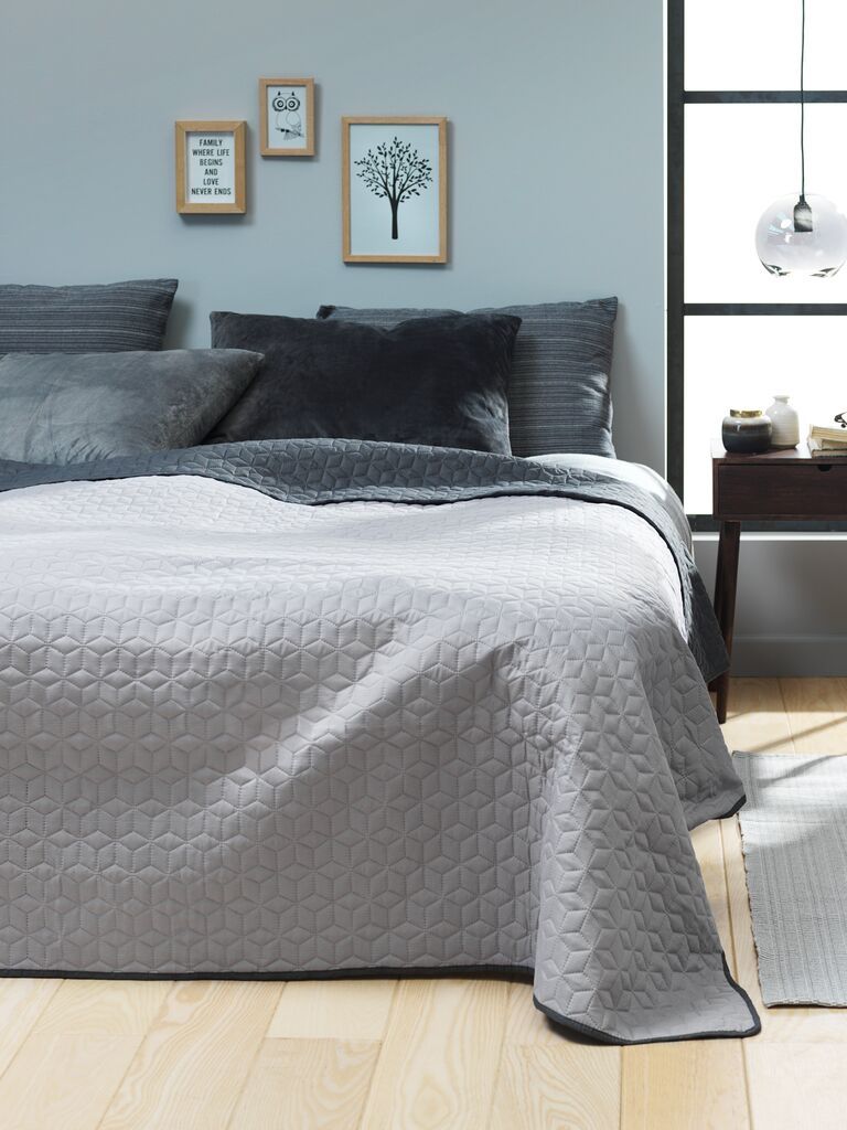 Chăn chần | ROSENTRE | polyester | xám | R240xD260cm