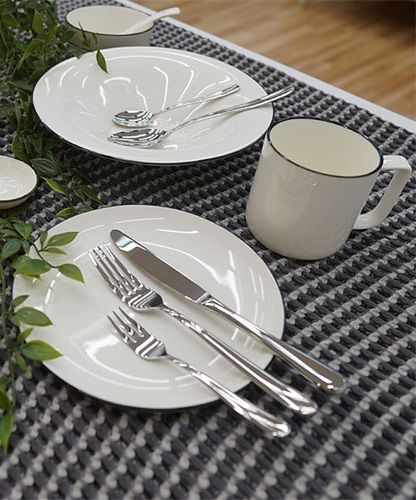 Cốc | nID | sứ | trắng bóng viền đen | D12.3xR9.1xC9.7cm | 400ml